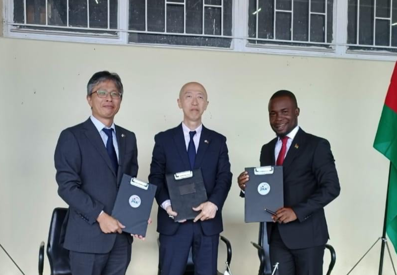 JAPANESE AMBASSADOR TO MALAWI HANDS OVER ASSORTED ITEMS TOWARDS CYCLONE FREDDY.