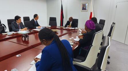 AMBASSADOR CHISIZA’S MEETING WITH OFFICIALS FROM THE JAPAN INTERNATIONAL COOPERATION AGENCY (JICA).