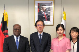 HIS EXCELLENCY AMBASSADOR KWACHA CHISIZA’S MEETING WITH TOSHIBA GROUP’S OFFICIALS.