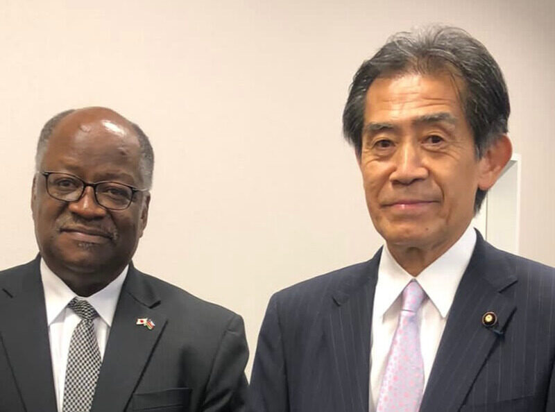 HIS EXCELLENCY AMBASSADOR KWACHA CHISIZA’S MEETING WITH A MEMBER OF HOUSE OF REPRESENTATIVES, MR. ICHIRO AISAWA.